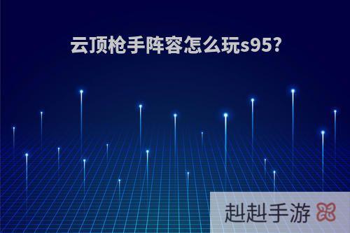 云顶枪手阵容怎么玩s95?