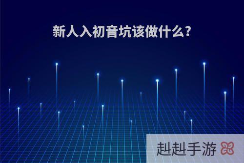 新人入初音坑该做什么?