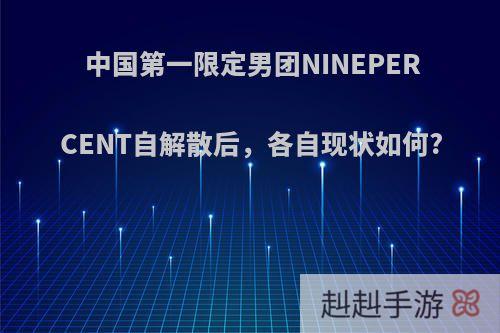 中国第一限定男团NINEPERCENT自解散后，各自现状如何?