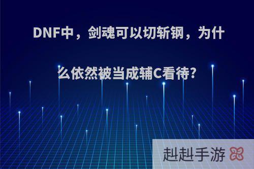 DNF中，剑魂可以切斩钢，为什么依然被当成辅C看待?