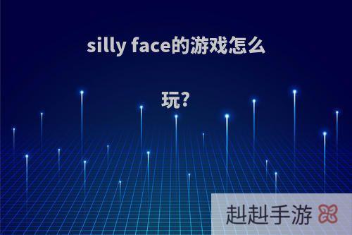 silly face的游戏怎么玩?