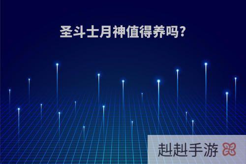 圣斗士月神值得养吗?