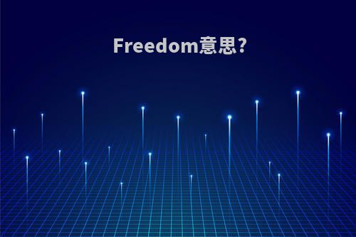 Freedom意思?