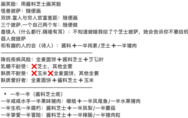 可口的披萨美味的披萨最新版全章节披萨制作攻略